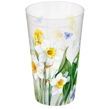 Стакан пластиковый 400мл "Весенний сад" 4315031