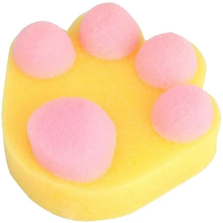 Губка для тела поролоновая фигурная Sweet kids - Лапка Элис, 1212 см (ZIP пакет)_4