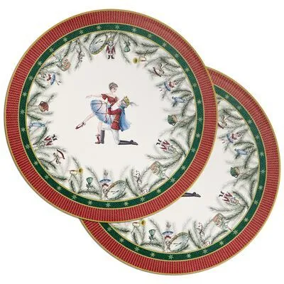 Набор подстановочных салфеток "ЩЕЛКУНЧИК" 2шт d=38 см