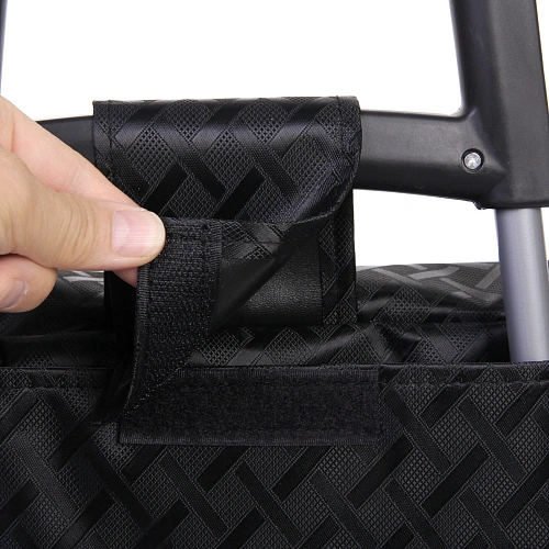 Тележка хозяйственная с сумкой (933326см, колеса 16см,грузоподъемность до 30 кг) черная SYD-16T_7