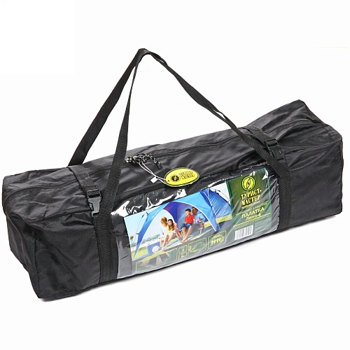 Палатка кемпинговая Лена-4 двухслойная, (220+260)260165185 см_14