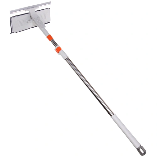 Окномойка Gray для мытья стекол телескоп ручка 85-125см насадка 288см в комплекте две насадки_4