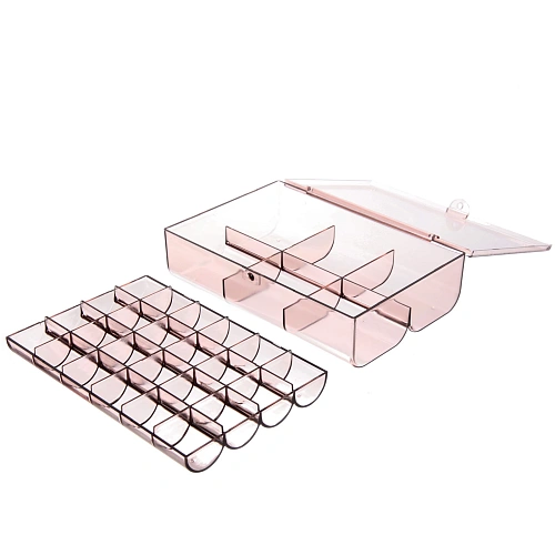 Органайзер для хранения ТАРТИ ТАН, цвет прозрачный, два отделения1318555см (упаковка коробка)_7