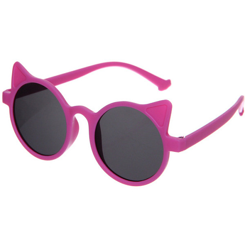 Очки солнцезащитные детские ЛЕТОЗДЕСЬ, кошечки, микс 6 цветов_6