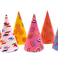 Колпаки, языки, дудки из картона