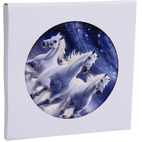 Подставка под горячее керамика 16см Свободные духом_4