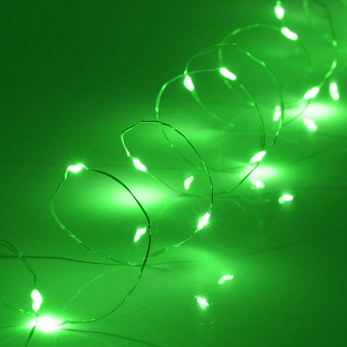 Гирлянда для дома на батарейках 3,0 м 30 ламп LED, 1 реж,IP-20, Зеленый_7