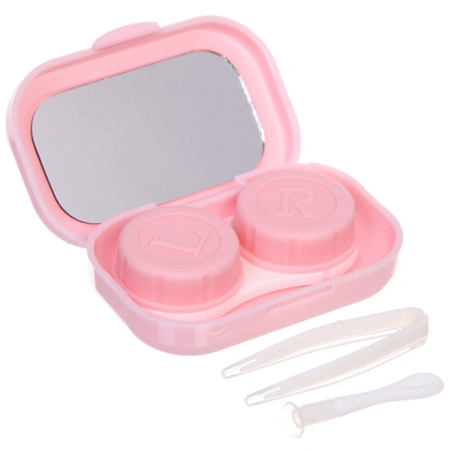 Набор для хранения контактных линз МАРЦИПАН, мишка, с зеркалом, цвет как на фото, 65552,5см, (пакет с подвесом)_4