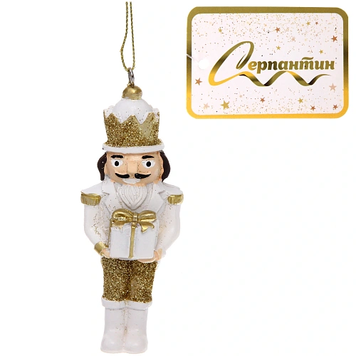 Ёлочная игрушка "Сказочный солдат" 10*3 см