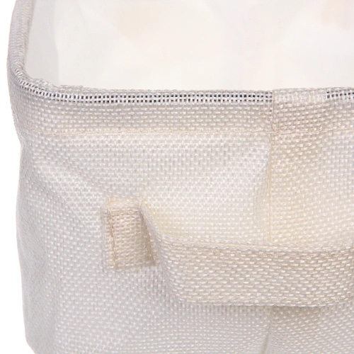 Коробка для хранения вещей с ручками ВЕСТА, цвет слоновая кость, 201612см_6