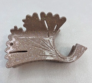 Заколка - краб для волос "AKS - VIENTO", микс 6 цветов, цветок, 9,5*5,5см 