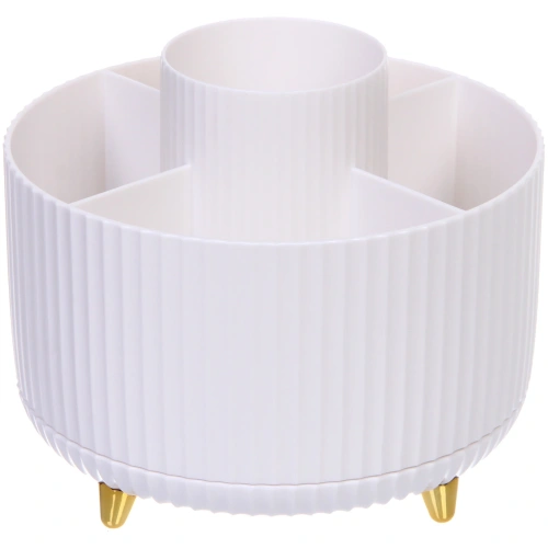 Органайзер для хранения "ПИАНОНО", цвет белый, поворот 360, 14*15см (коробка)