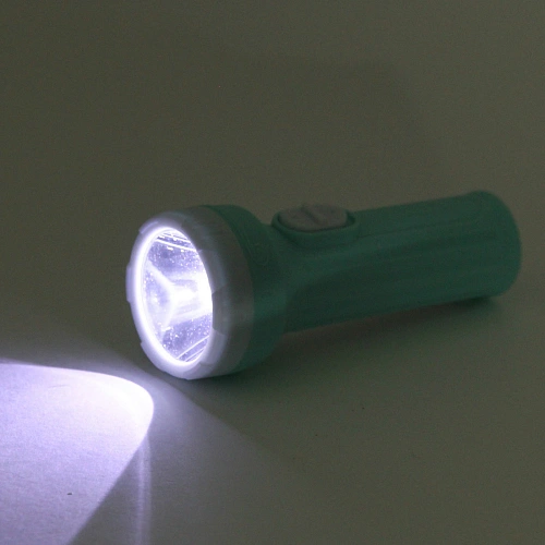 Фонарь ручной 1 режим 1LED 1AA микс 3 цвета QZ2007_6