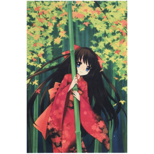 Алмазная мозаика на подрамнике с полным заполнением "МИР ЯРКИХ КРАСОК", Рин Тосака, 20*30 см