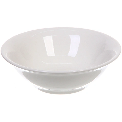 Тарелка керамическая "Белая классика" 17,5*5,5см глубокая 