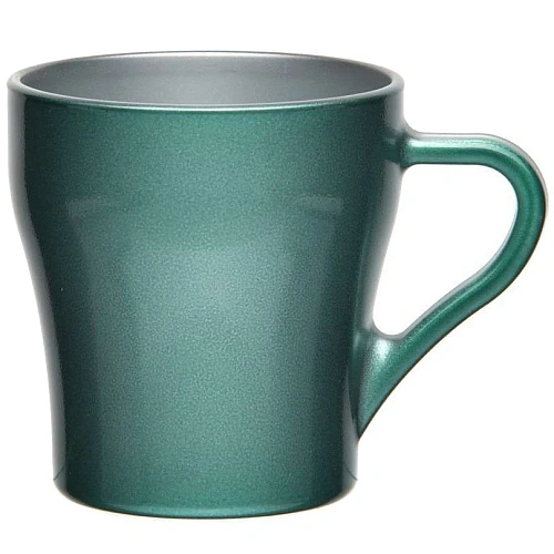 Кружка стеклянная 206мл "Металлик Грин" 55773SLBD2