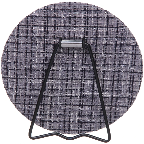 Зеркало настольное ФРАТЕЛЛИ, серо-черный цвет, 1515см (коробка)_4