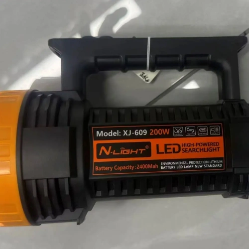 Фонарь ручной 4 режима 1LED, аккумуляторная батарея 2400mAh USB XJ609