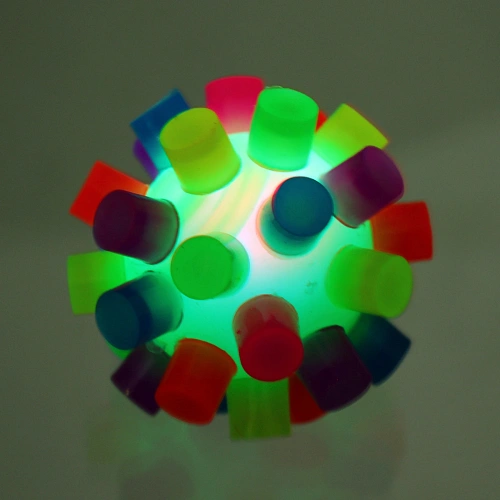 Мяч 6 см Яркое веселье попрыгун, с подсветкой_3