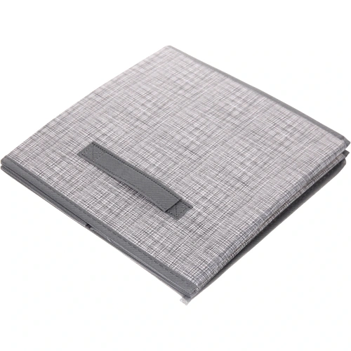 Короб - органайзер складной для хранения вещей ЭФОЛТ, цвет пыльно - серый, 282828см✦_8