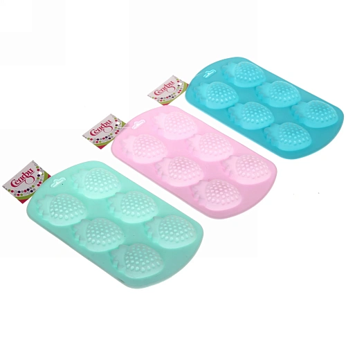 Форма для льда силиконовая "Клубнички" 19*11см