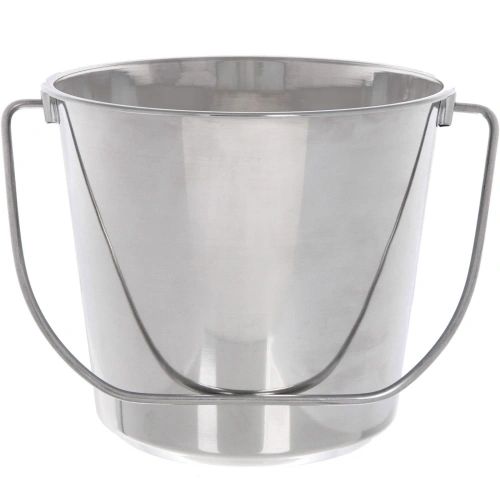 Ведро пищевое из нержавеющей стали 5л бесшовное
