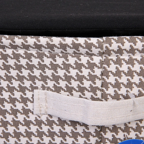 Коробка для хранения с крышкой ЭЛИНТ, цвет пастельно серый, 403025см (лейбл Селфи)_5