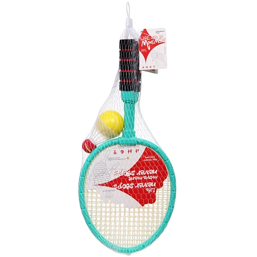 Теннис пляжный в наборе BT-899-1 2 ракетки 4721 см, мячик, волан_9