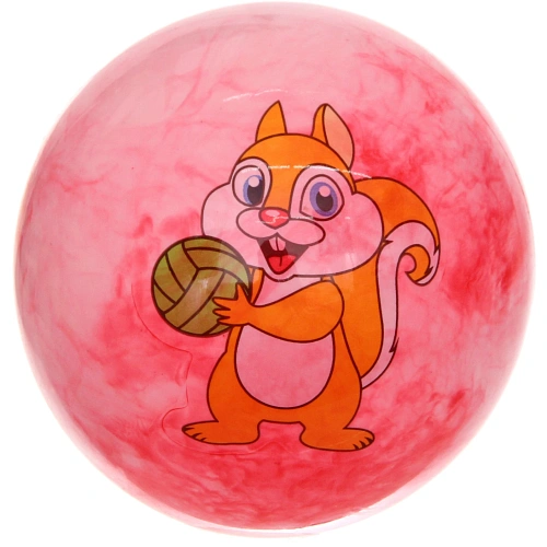 Мяч 22 см Зверята с мячиком, (50г)_4