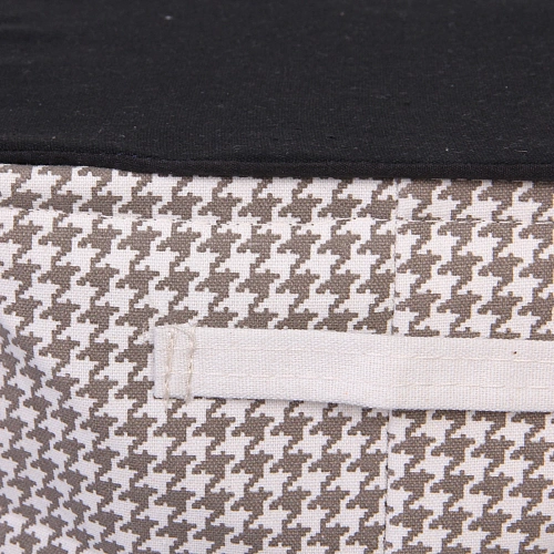 Коробка для хранения с крышкой ЭЛИНТ, цвет пастельно серый, 302521см (лейбл Селфи)_5