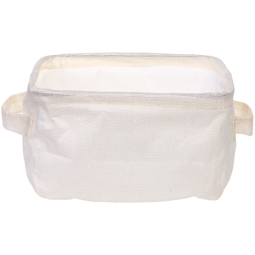 Коробка для хранения вещей с ручками ВЕСТА, цвет слоновая кость, 201612см_7