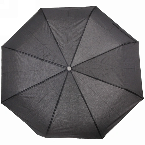 Зонт мужской автомат Ультрамарин - Эстет, цвет черный, ручка крючок, d98см_3