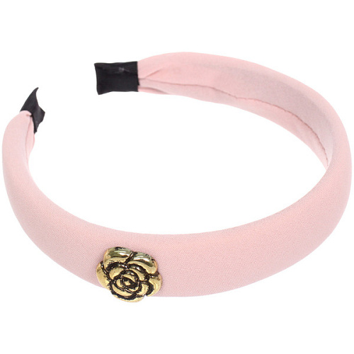 Ободок для волос МАРЦИПАН, кларис, ширина 2,5см, микс 6 цветов ( в пакете с подвесом)_4