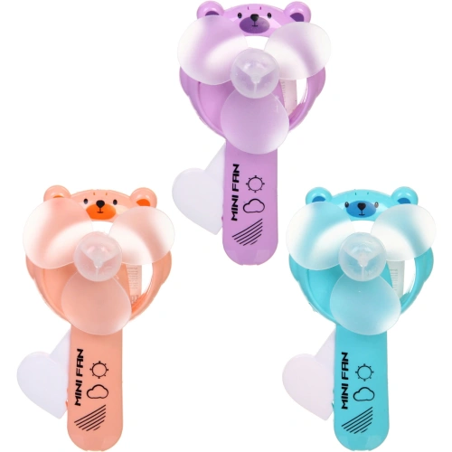 Вентилятор "Медвежонок" 12*6 см, микс