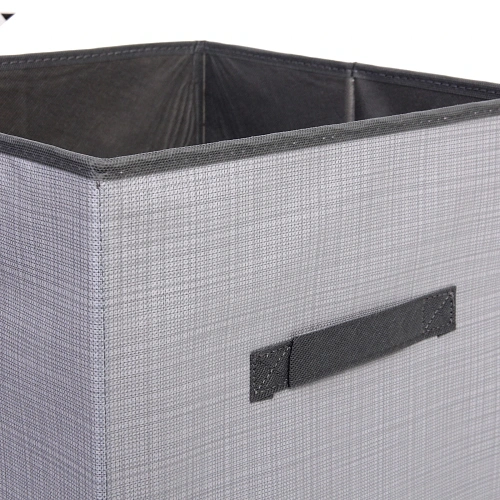 Короб - органайзер складной для хранения вещей ЭФОЛТ, цвет пыльно - серый, 313131см✦_5