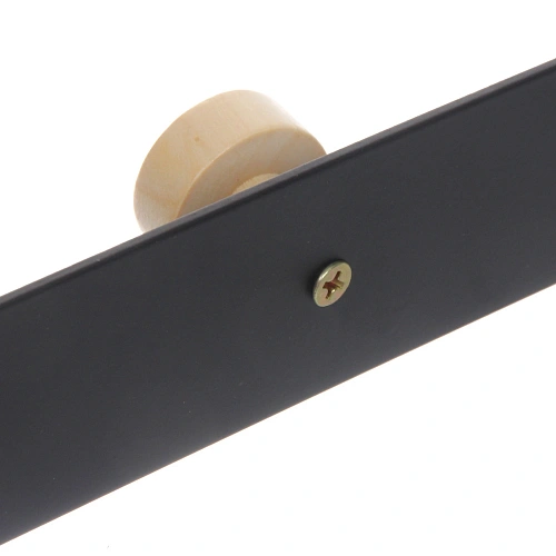 Крючки надверные на планке ЛОФТ ВОСТ, цвет черный, 5018см (Лейбл Селфи)_6