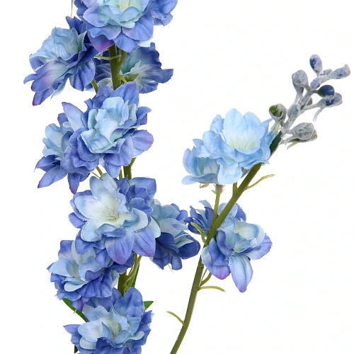 Цветок искусственный Natur 84см Дельфиниум синий_3