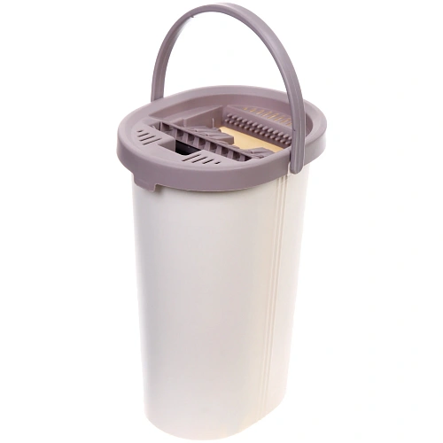 Набор для уборки Селфи Золушка (ведро с отжимом, швабра, две насадки) в цветной коробке ZY018_8