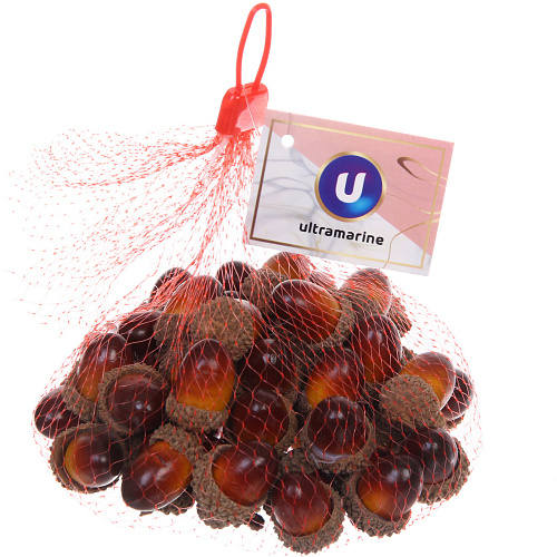 Муляж Желуди 50шт в сетке_3