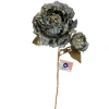 Искусственные цветы "FLOWERS GLAMOUR" 60см Пионы 2 цветка зеленые