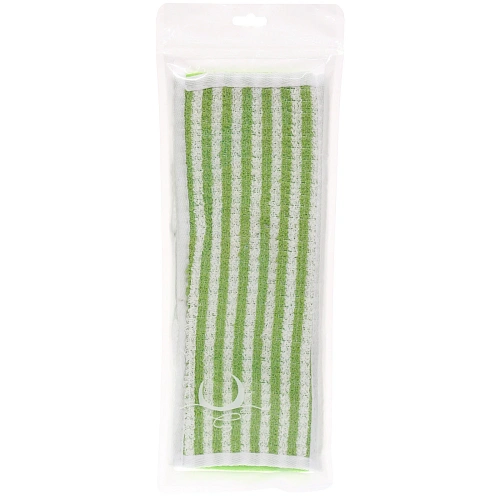 Мочалка для тела ULTRAMARIN VERONA, комбинированная, цвет зеленый, 7011см_5