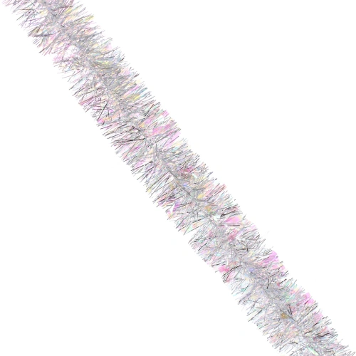 Мишура "Искристая" 2м d-9 см, Серебро