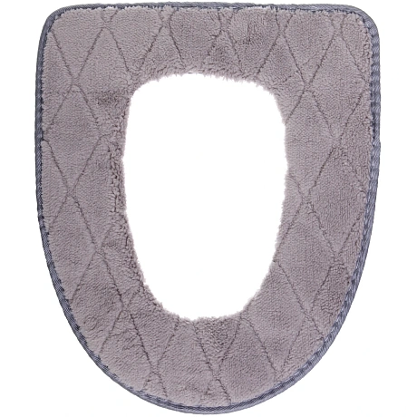 Чехол для сиденья унитаза "Homely" серый