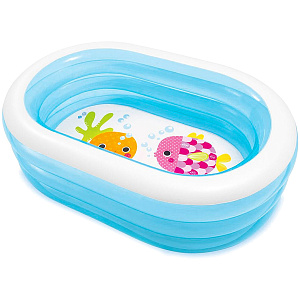 Бассейн надувной 163*107*46 см My Sea Friends Intex (57482NP)