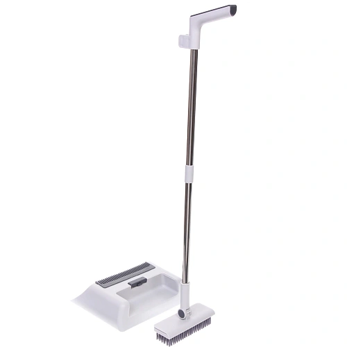 Набор для уборки  с совком 3в1, две щетки для пола, водосгон Клио_18