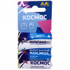 Батарейка солевая Космос R6, тип АА (блистер, 4 шт)(15/240)