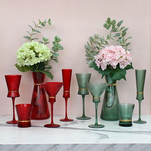 Бокал для вина 350мл VIVALDI в наборе 6шт, зеленый_10