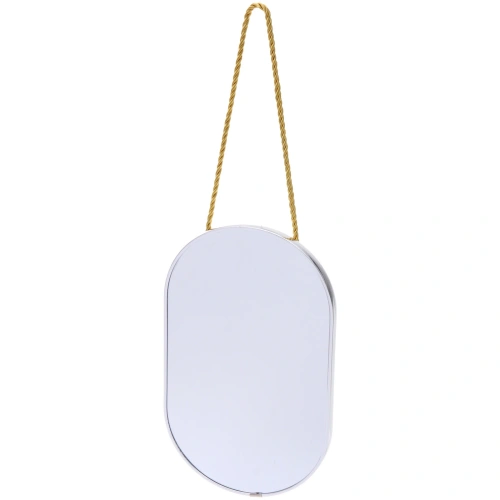 Зеркало подвесное "ЭЛАНТРА", овал, цвет хром, 16,5*26см