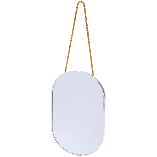 Зеркало подвесное "ЭЛАНТРА", овал, цвет хром, 16,5*26см