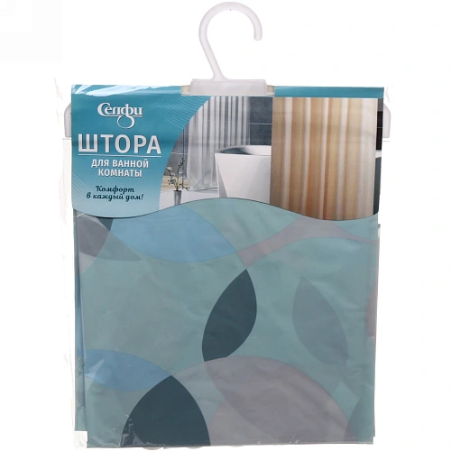 Штора для ванной 180х180 Селфи EVA Каприз_6